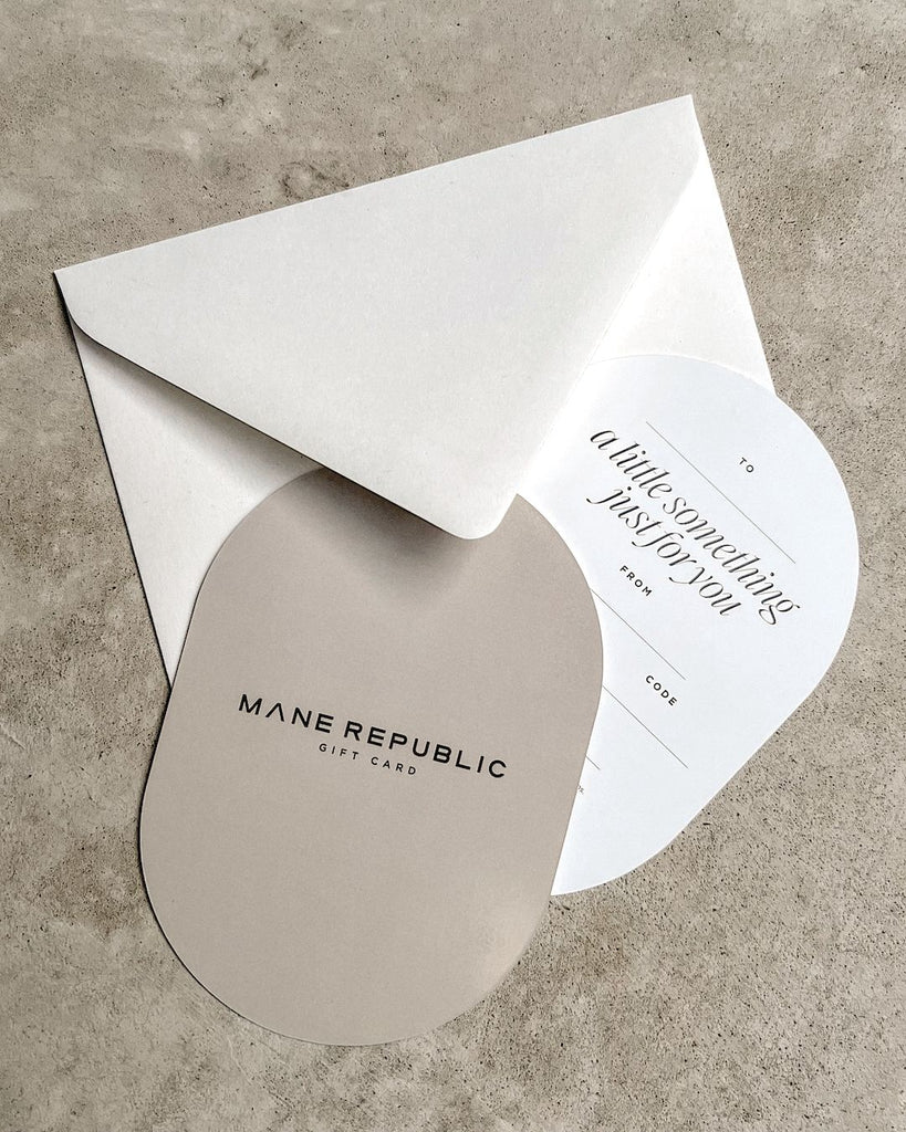 Mane Card Gift Cards | www.manerepublic.com.au