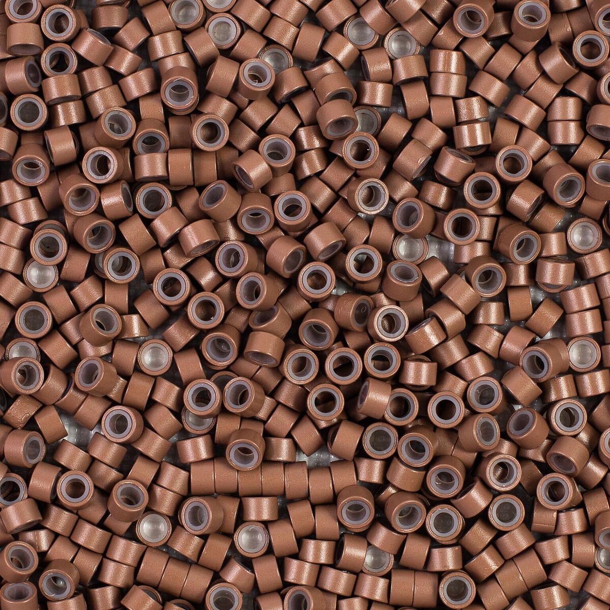 Micro-Beads (5.0x3.0x3.0) Light Brown 1000pc